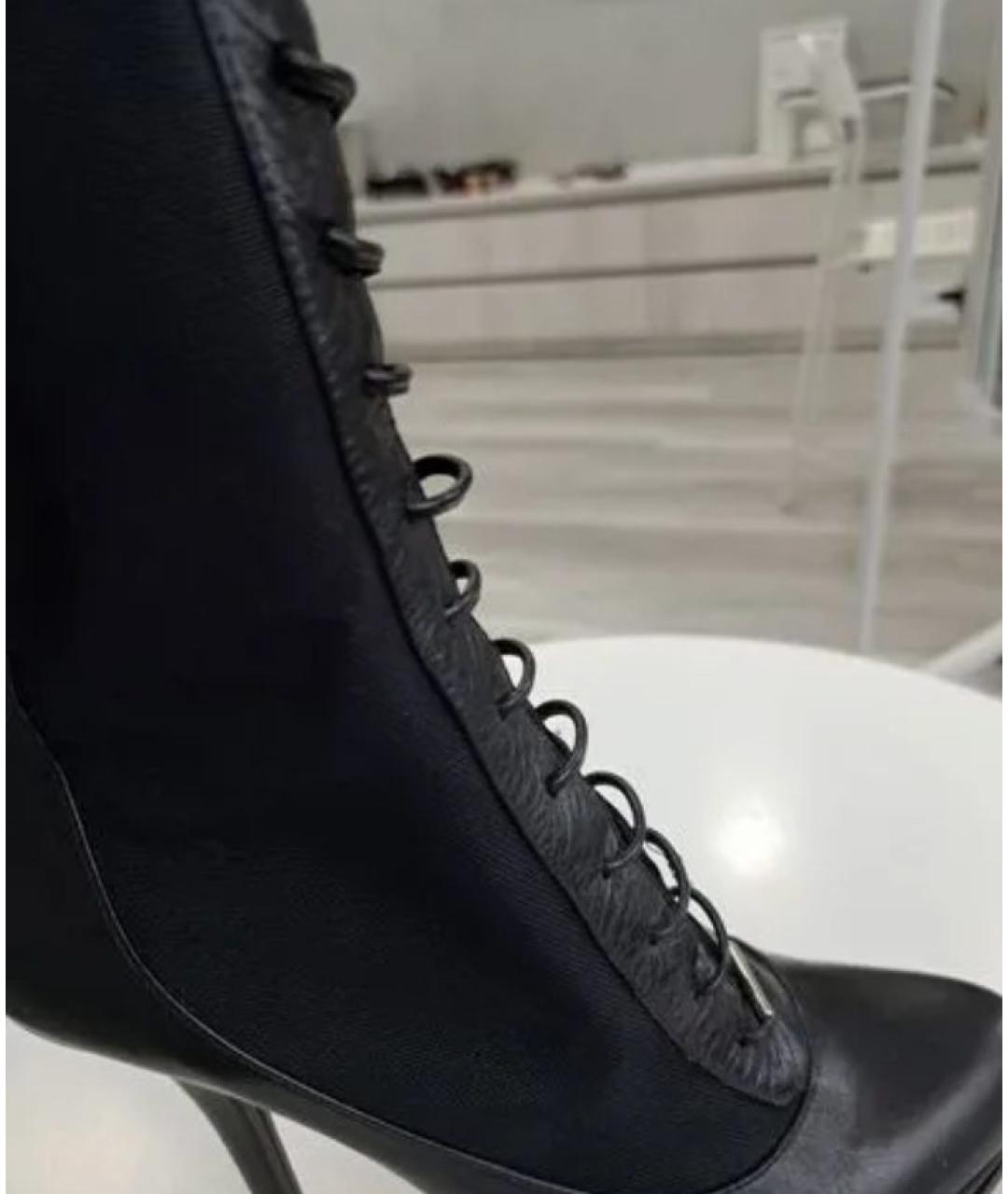 CHRISTIAN DIOR Черные сапоги, фото 6