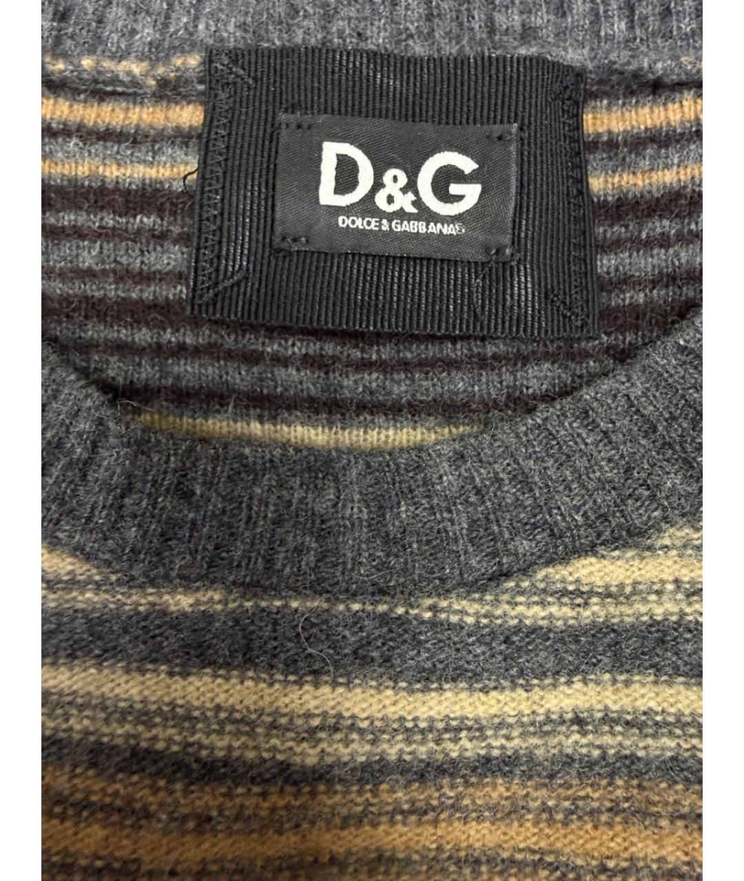 DOLCE&GABBANA Мульти шерстяной джемпер / свитер, фото 3