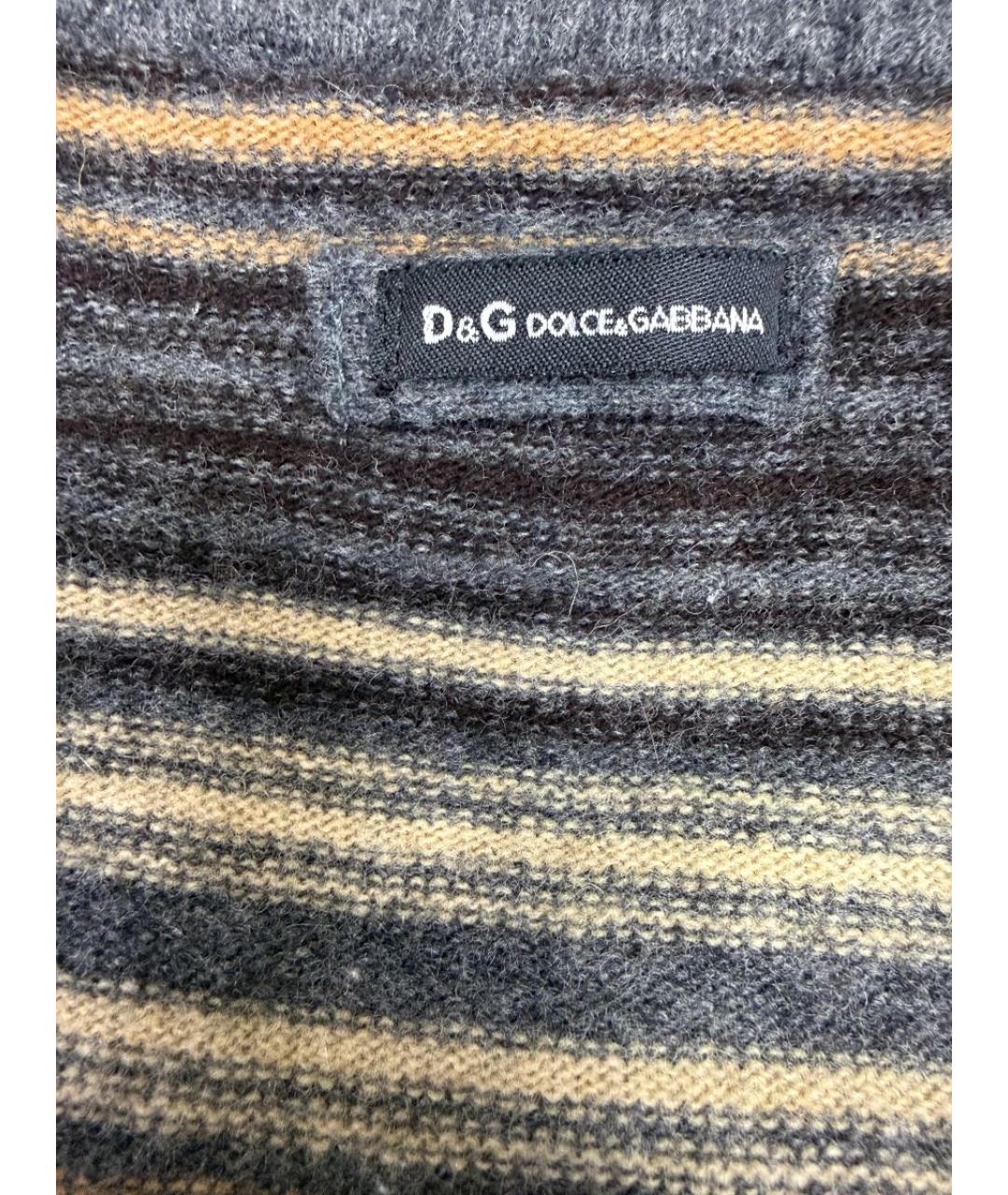 DOLCE&GABBANA Мульти шерстяной джемпер / свитер, фото 4