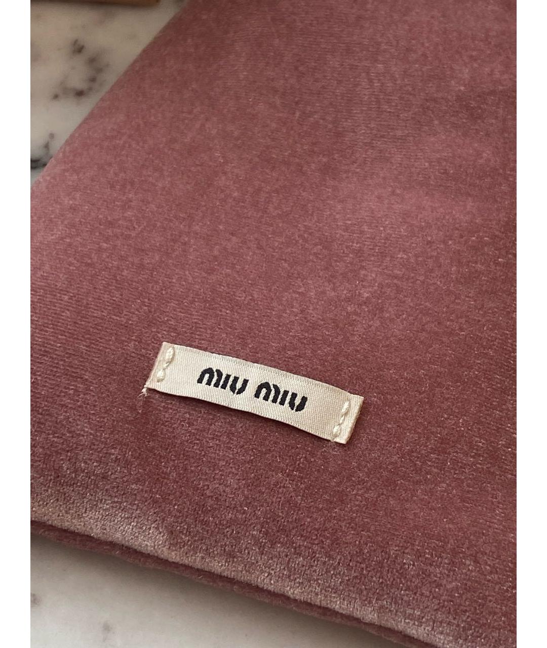 MIU MIU Серые металлические солнцезащитные очки, фото 6
