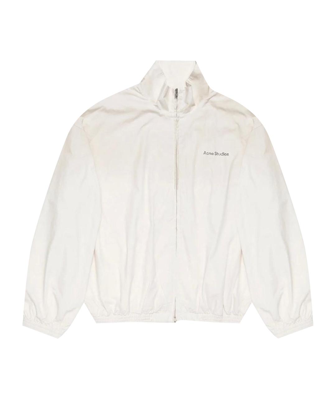 ACNE STUDIOS Белая хлопковая куртка, фото 1