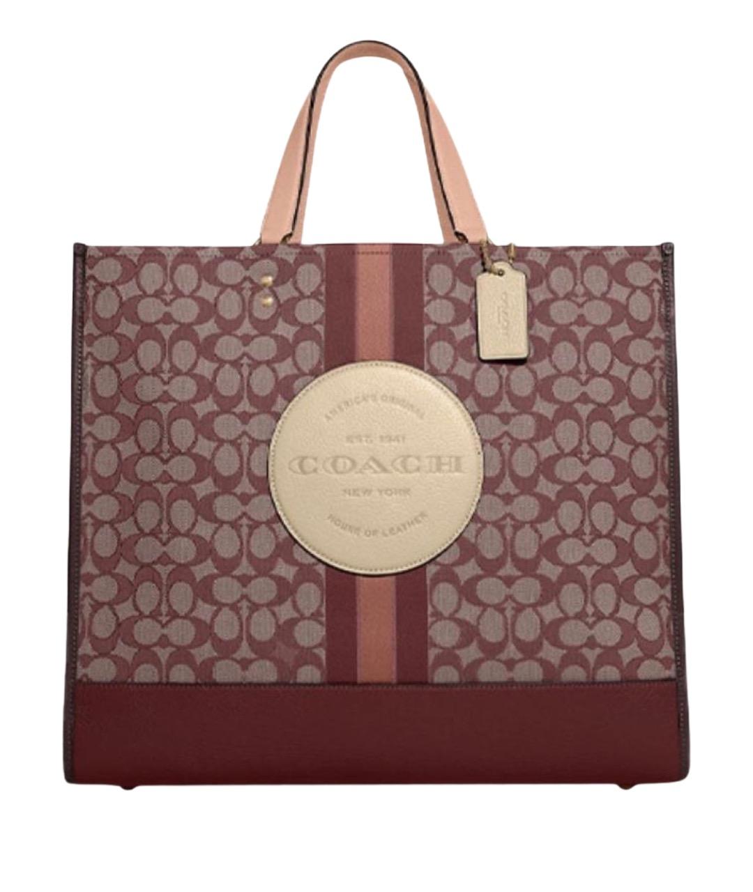 COACH Красная сумка тоут, фото 1