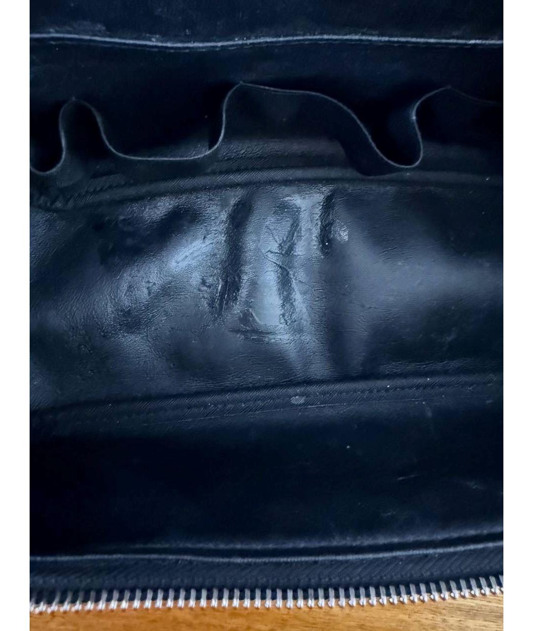 LOUIS VUITTON Черная барсетка, фото 9