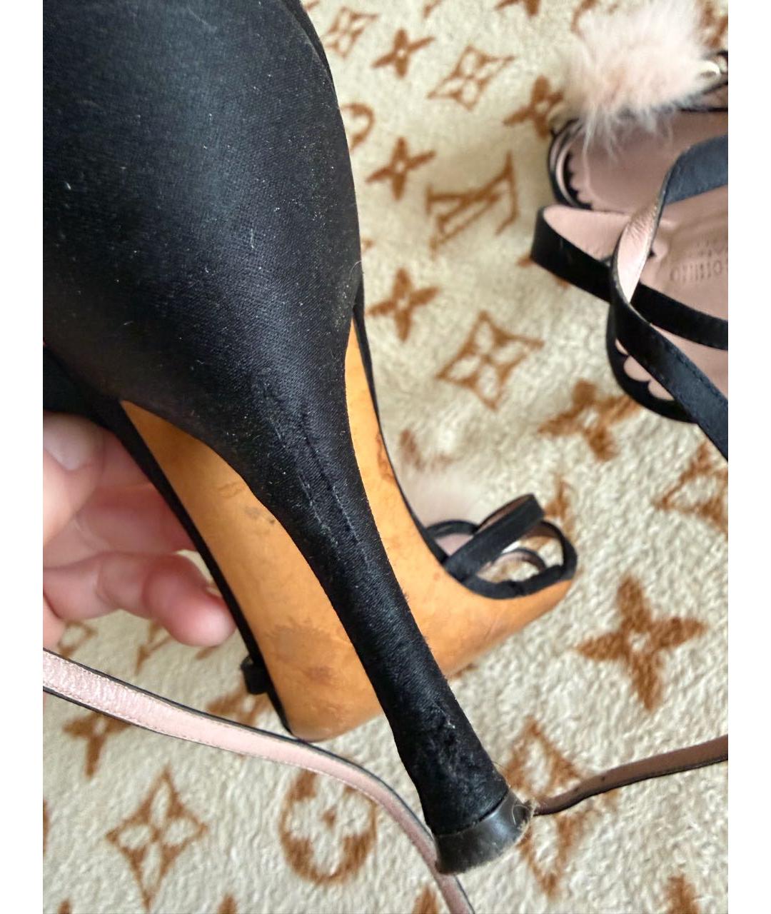 LOVE MOSCHINO Мульти текстильные босоножки, фото 7