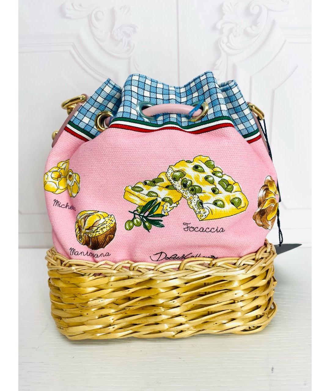 DOLCE&GABBANA Розовая сумка через плечо, фото 8