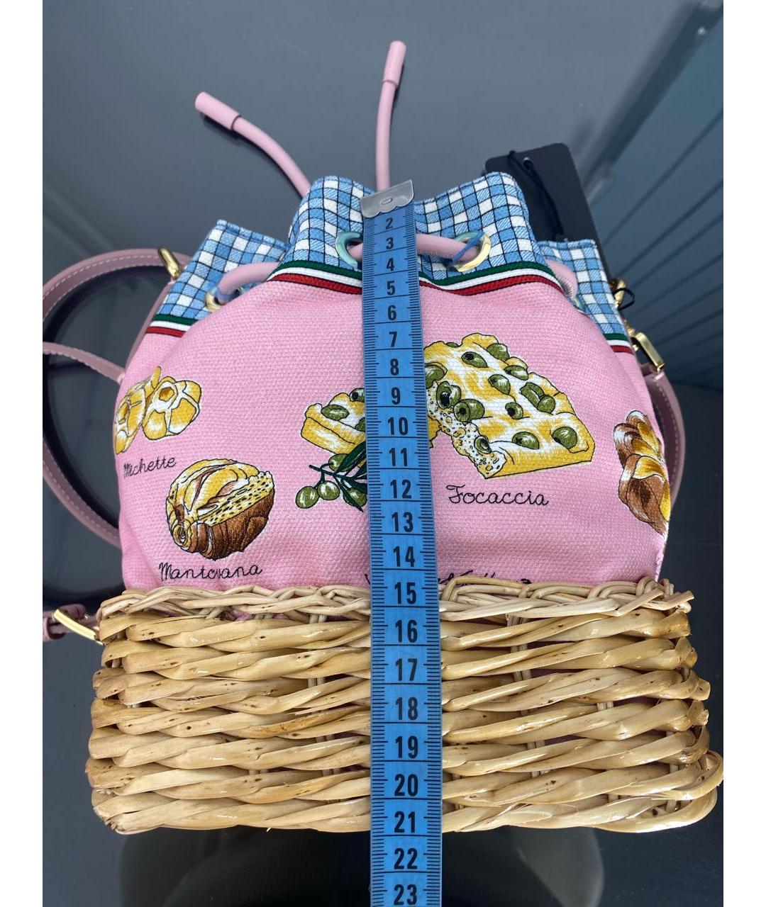 DOLCE&GABBANA Розовая сумка через плечо, фото 4