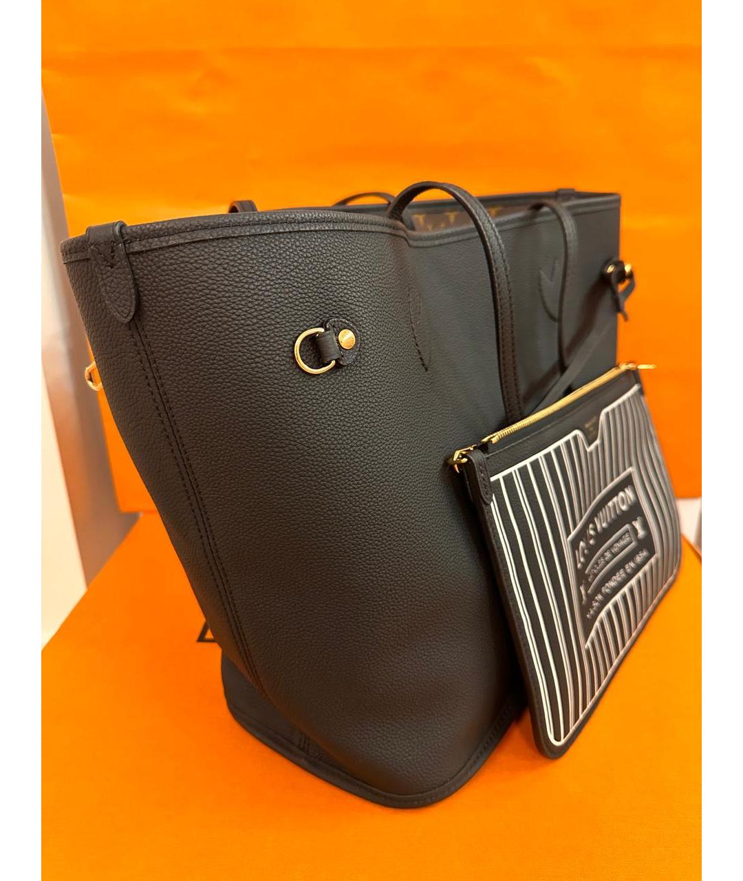 LOUIS VUITTON Черная сумка тоут, фото 2