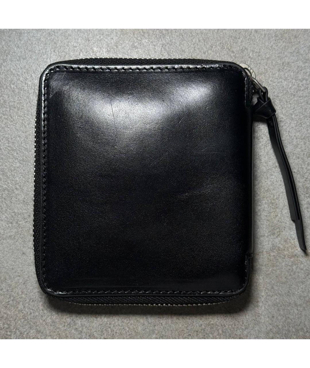 DRIES VAN NOTEN Черный кожаный кошелек, фото 6
