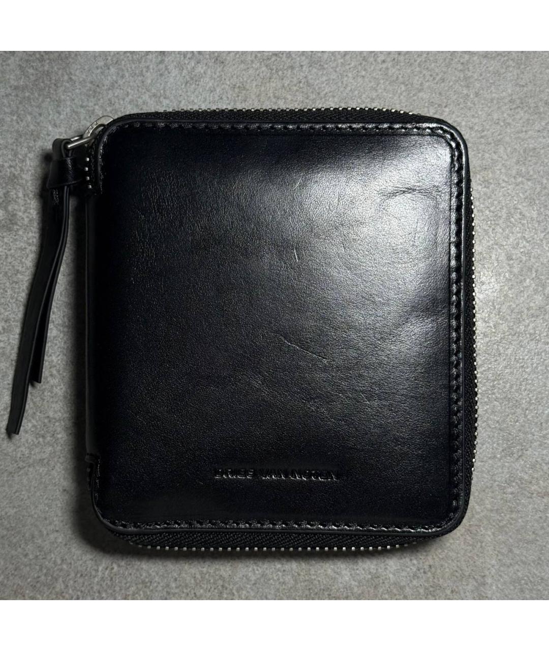 DRIES VAN NOTEN Черный кожаный кошелек, фото 2