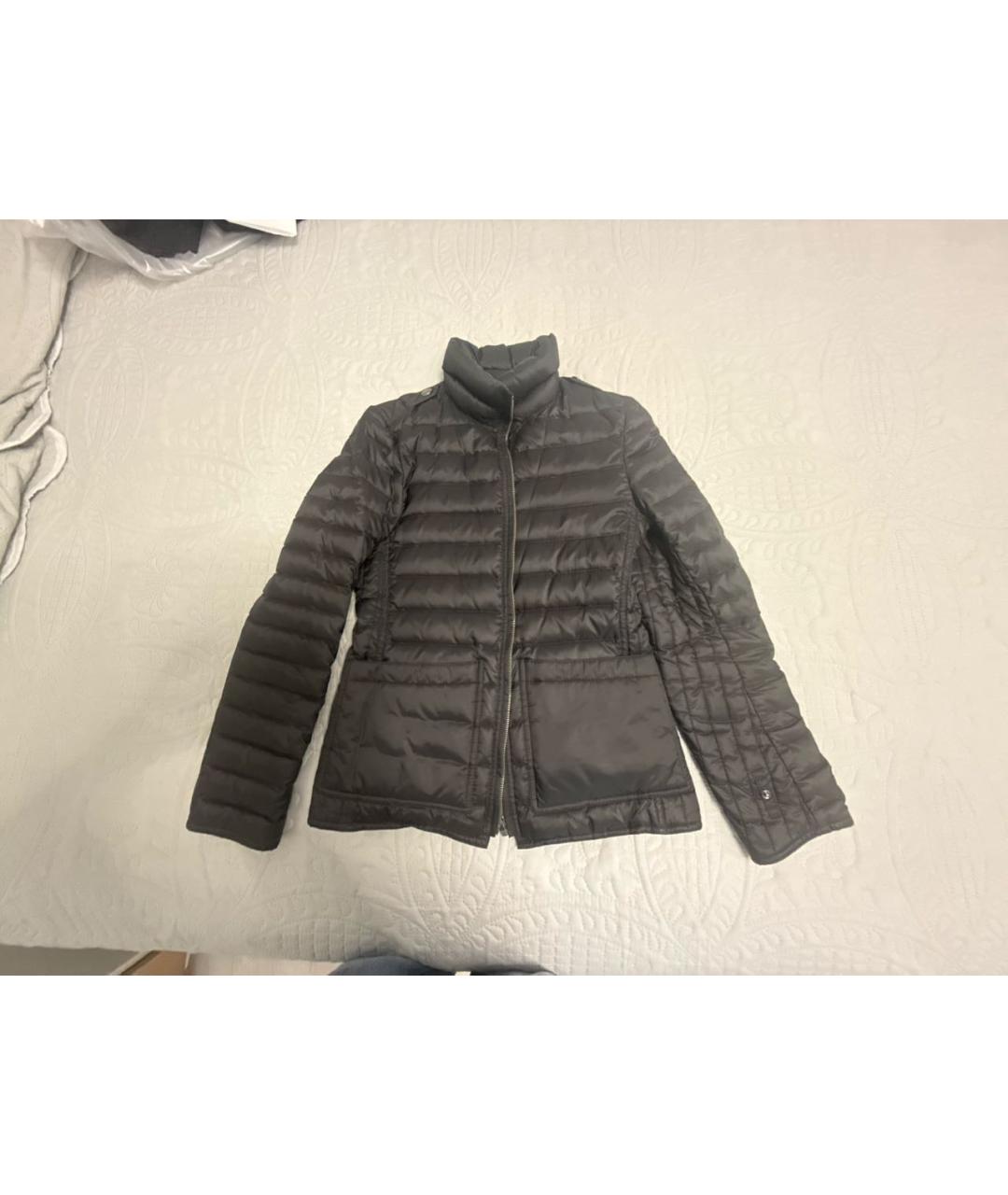 BURBERRY Черная полиамидовая куртка, фото 6