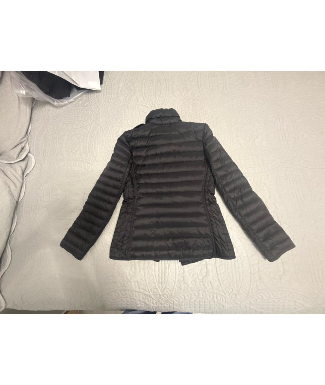 BURBERRY Черная полиамидовая куртка, фото 2