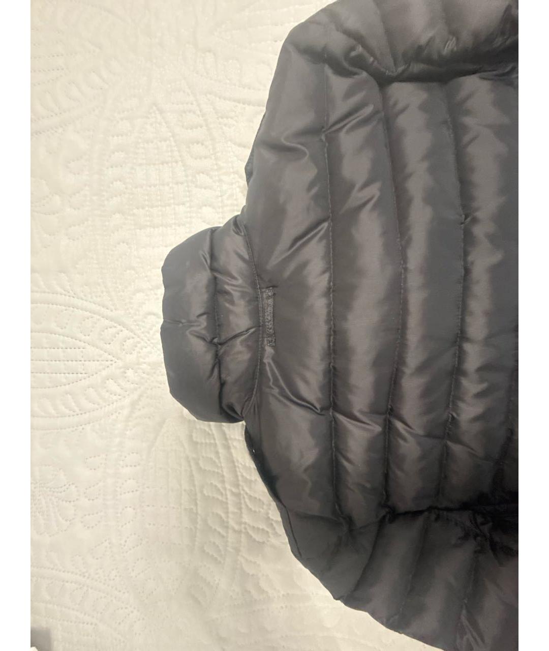 BURBERRY Черная полиамидовая куртка, фото 3