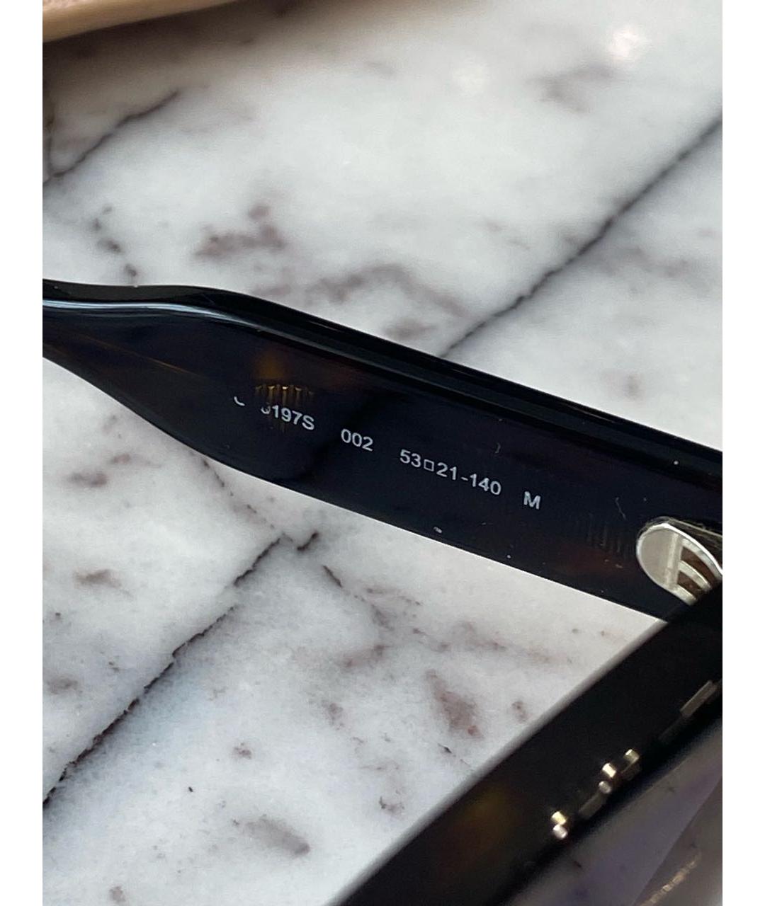 CHLOE Черные пластиковые солнцезащитные очки, фото 6