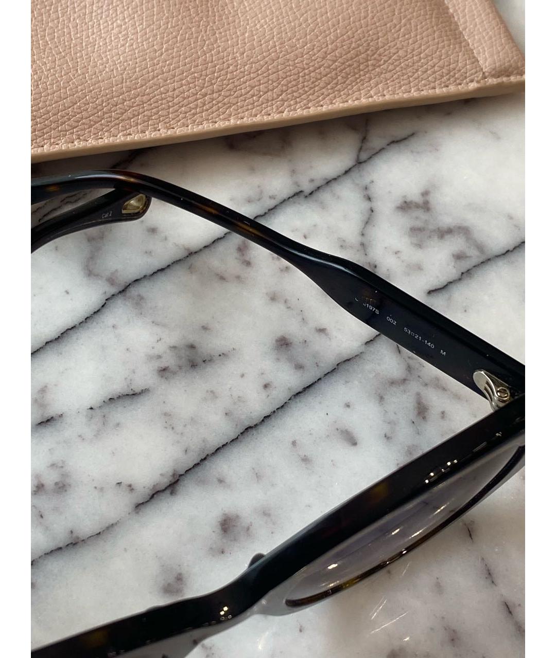 CHLOE Черные пластиковые солнцезащитные очки, фото 5