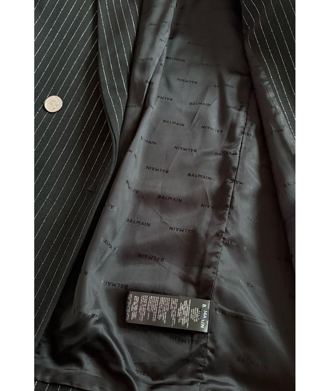 BALMAIN Черный вискозный жакет / жилет, фото 3