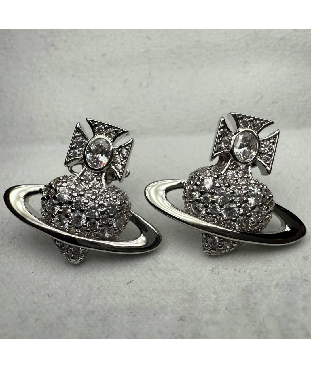 VIVIENNE WESTWOOD Серебряные латунные серьги, фото 5