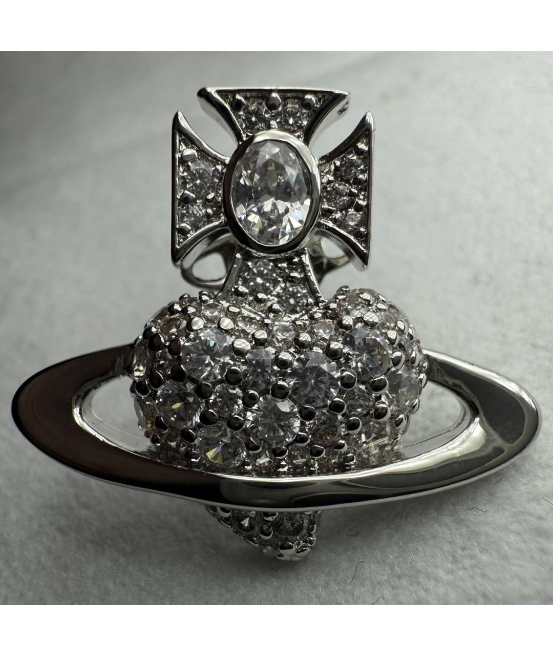 VIVIENNE WESTWOOD Серебряные латунные серьги, фото 4