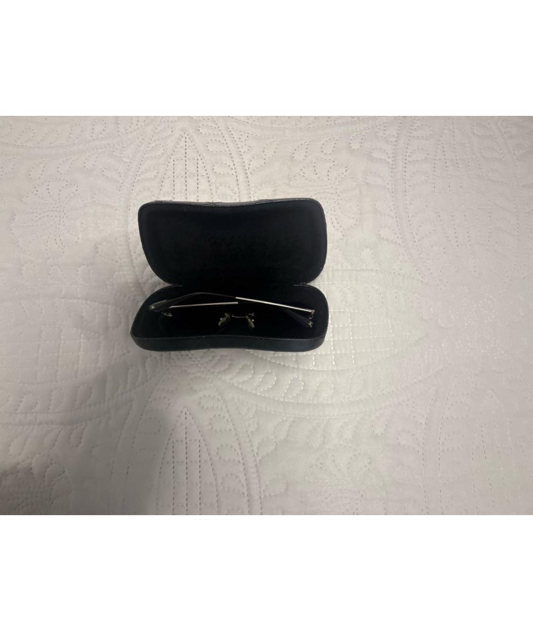 CHANEL Черные металлические солнцезащитные очки, фото 5