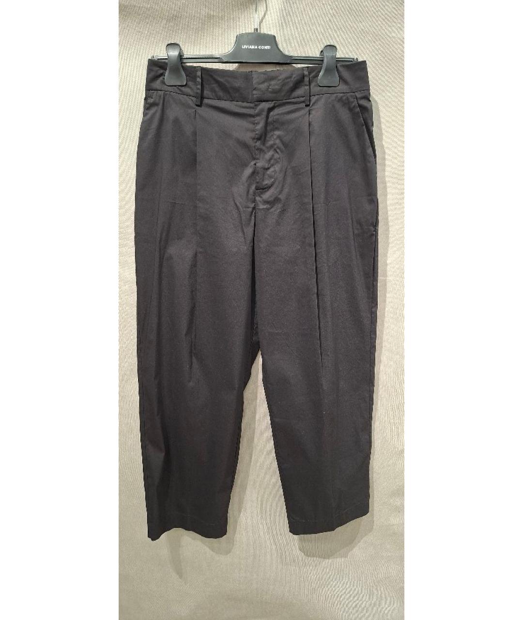 LIVIANA CONTI Черный хлопко-эластановый костюм с брюками, фото 2