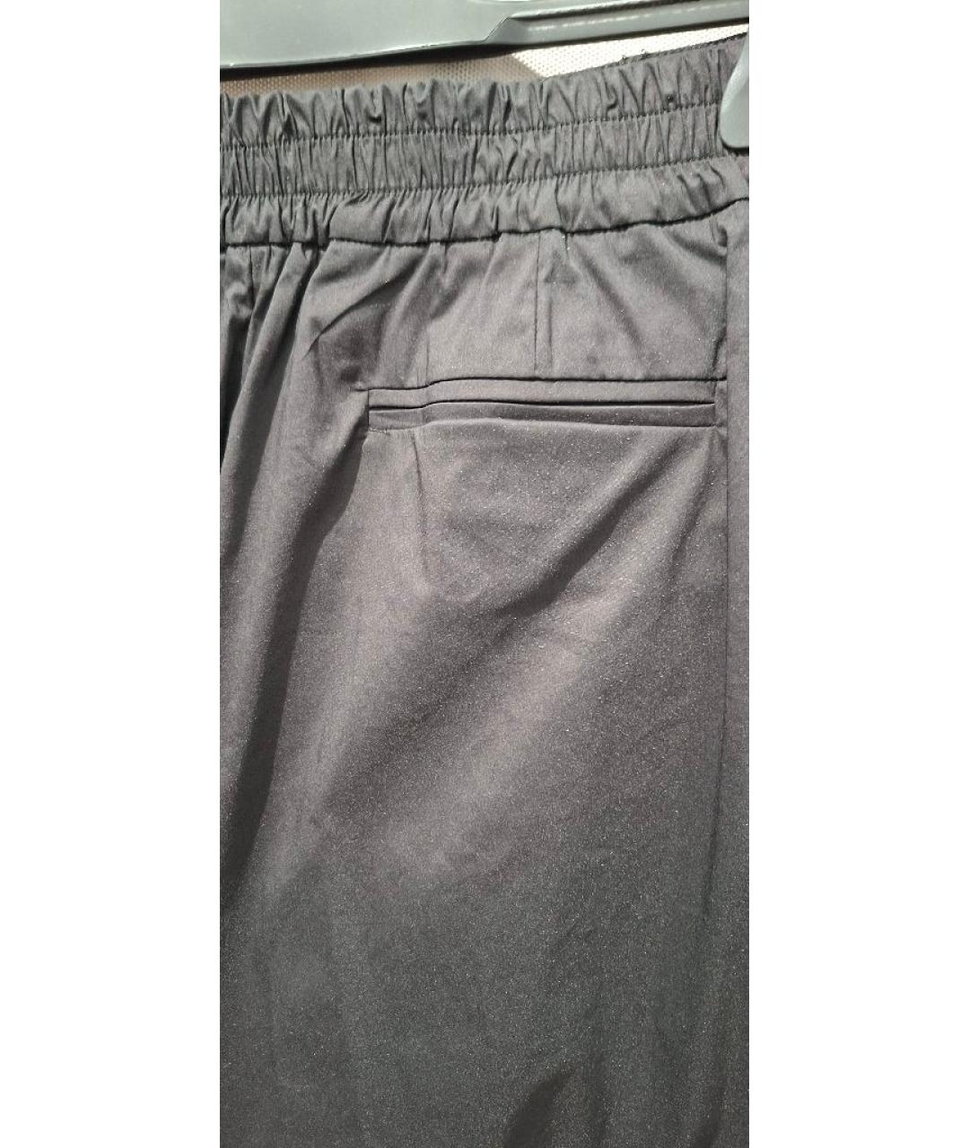 LIVIANA CONTI Черный хлопко-эластановый костюм с брюками, фото 8