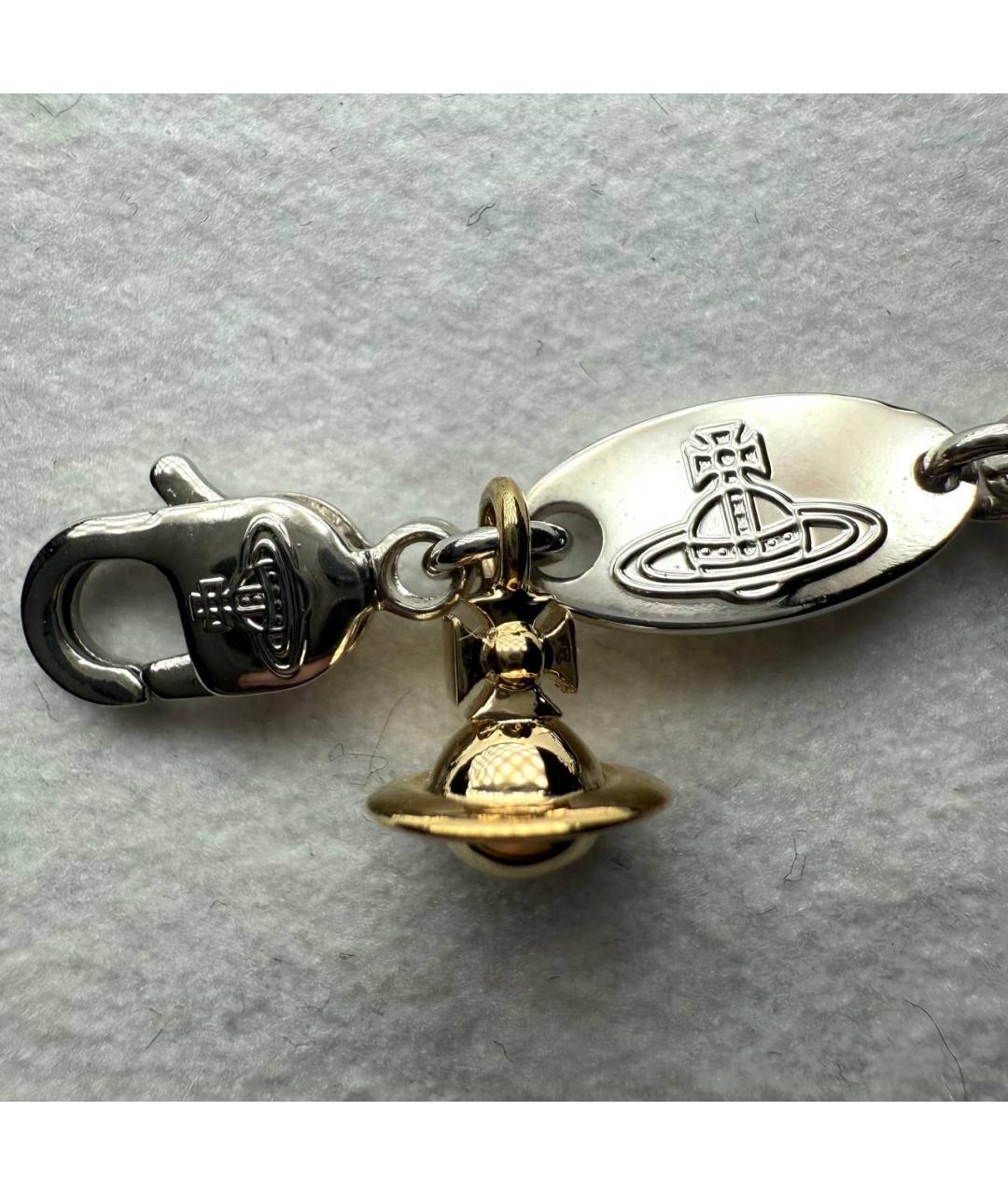 VIVIENNE WESTWOOD Серебрянный латунный браслет, фото 7