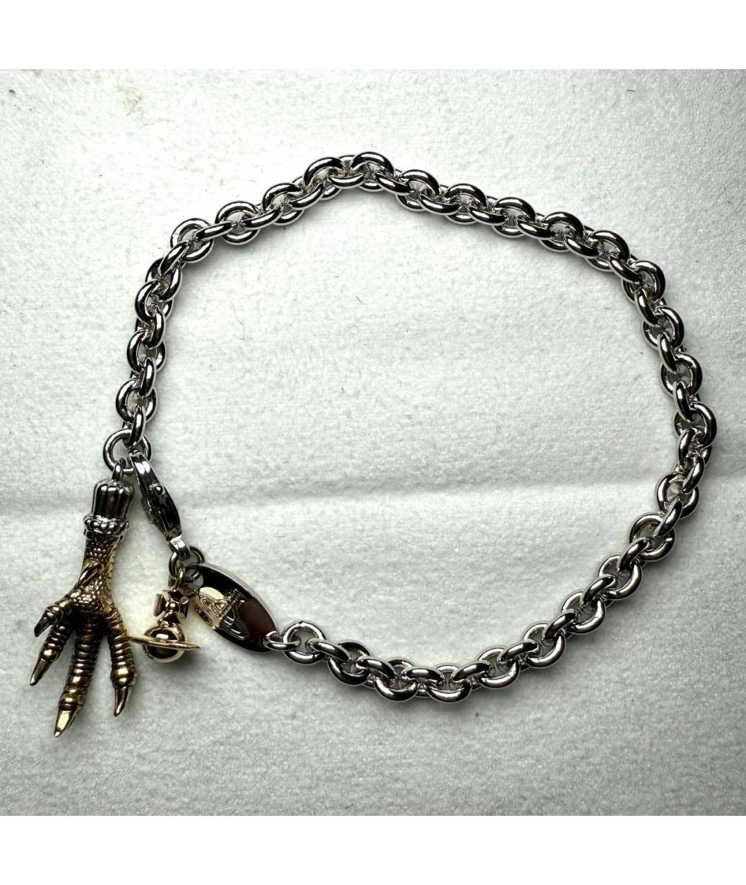 VIVIENNE WESTWOOD Серебрянный латунный браслет, фото 2