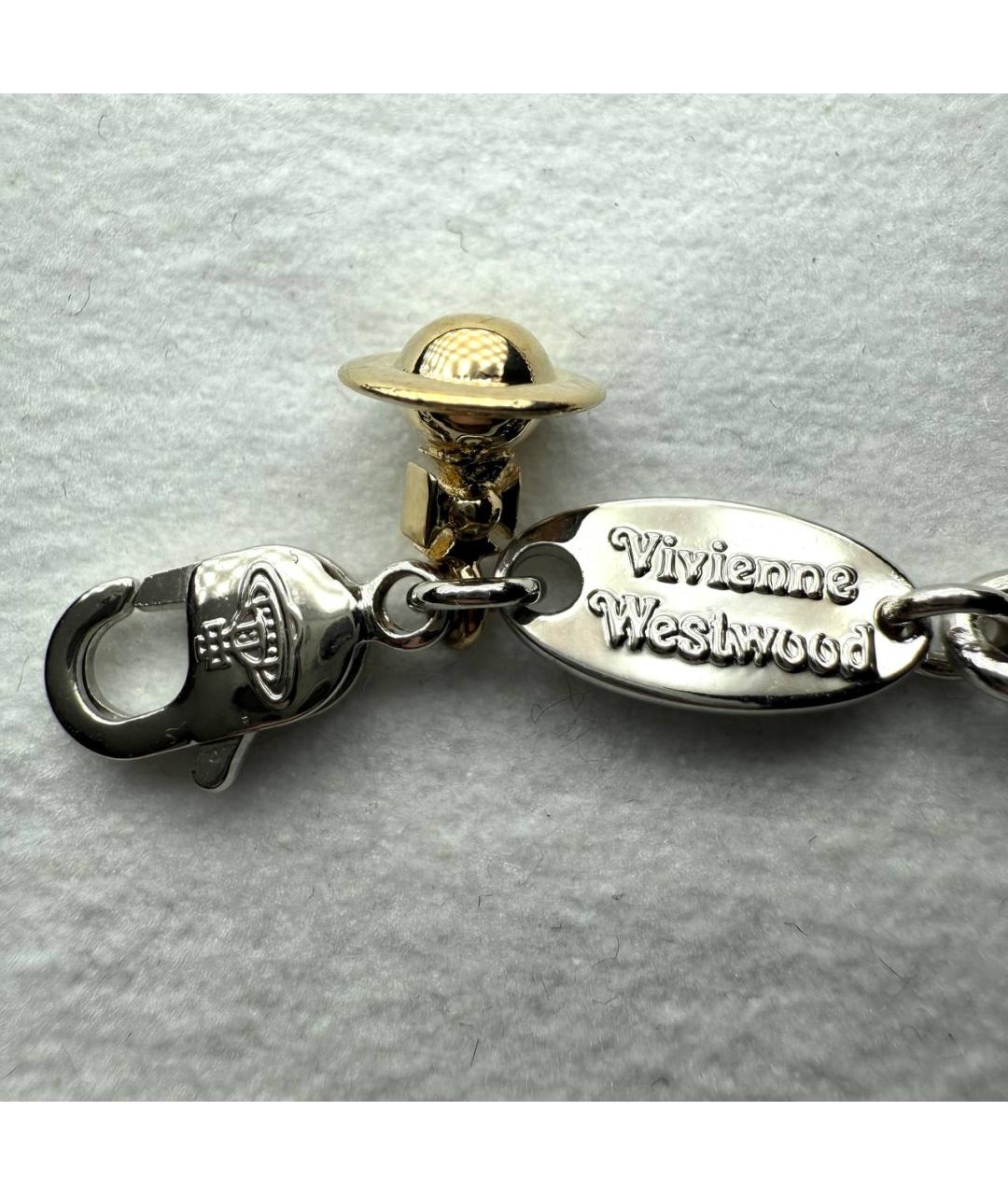 VIVIENNE WESTWOOD Серебрянный латунный браслет, фото 8