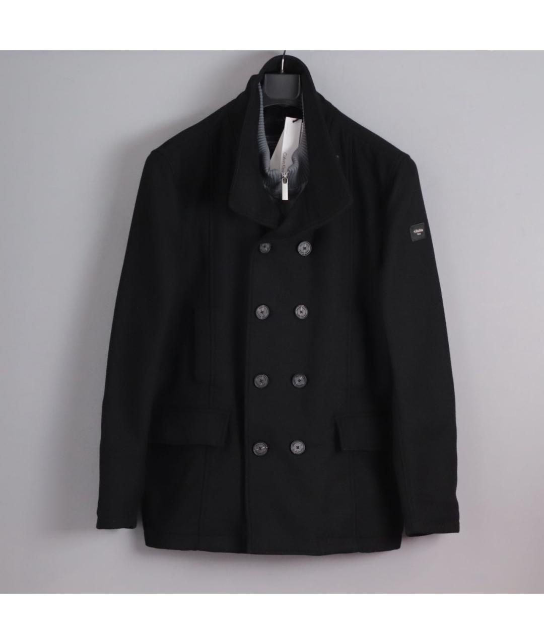 CALVIN KLEIN Черное пальто, фото 7
