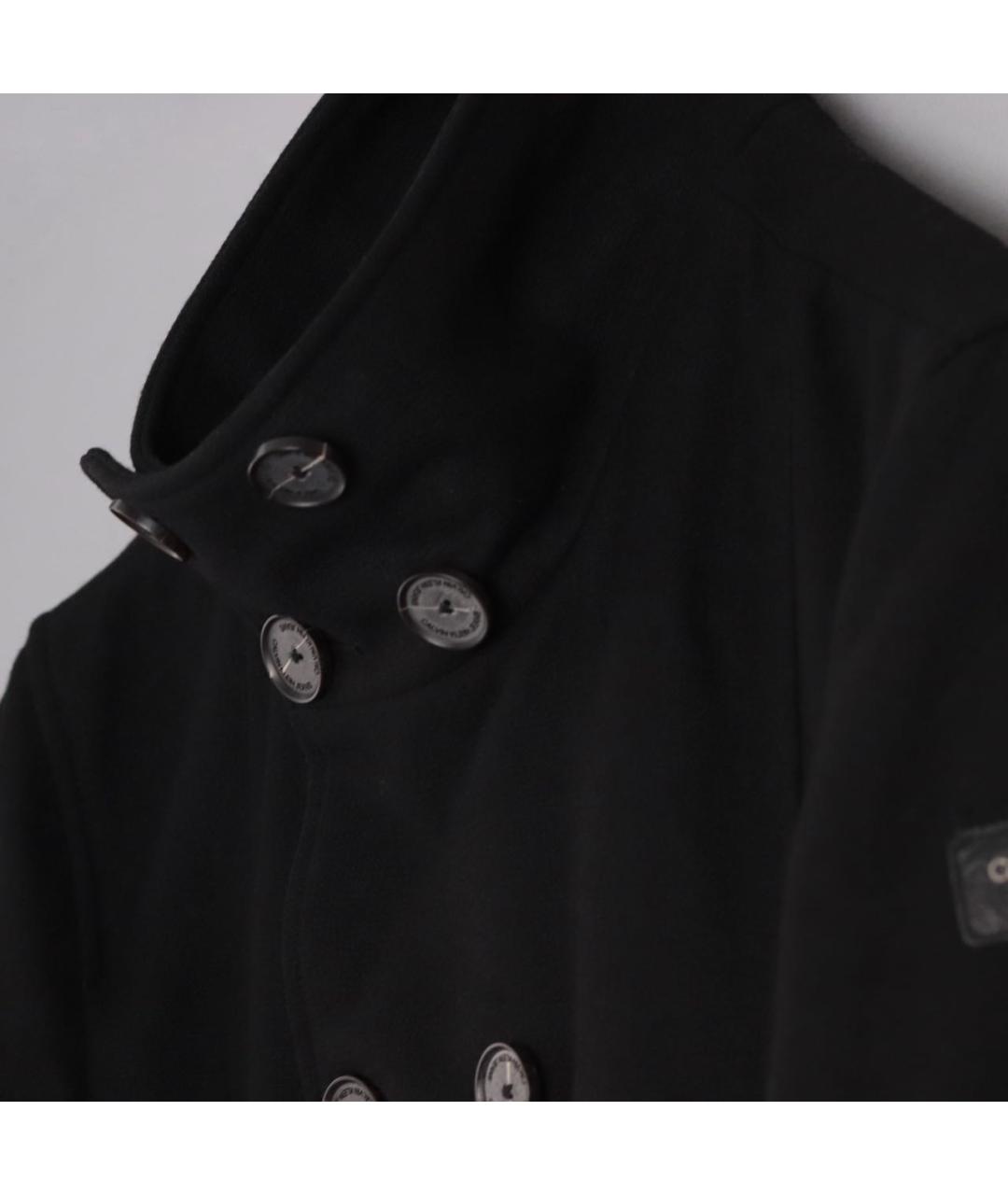 CALVIN KLEIN Черное пальто, фото 6