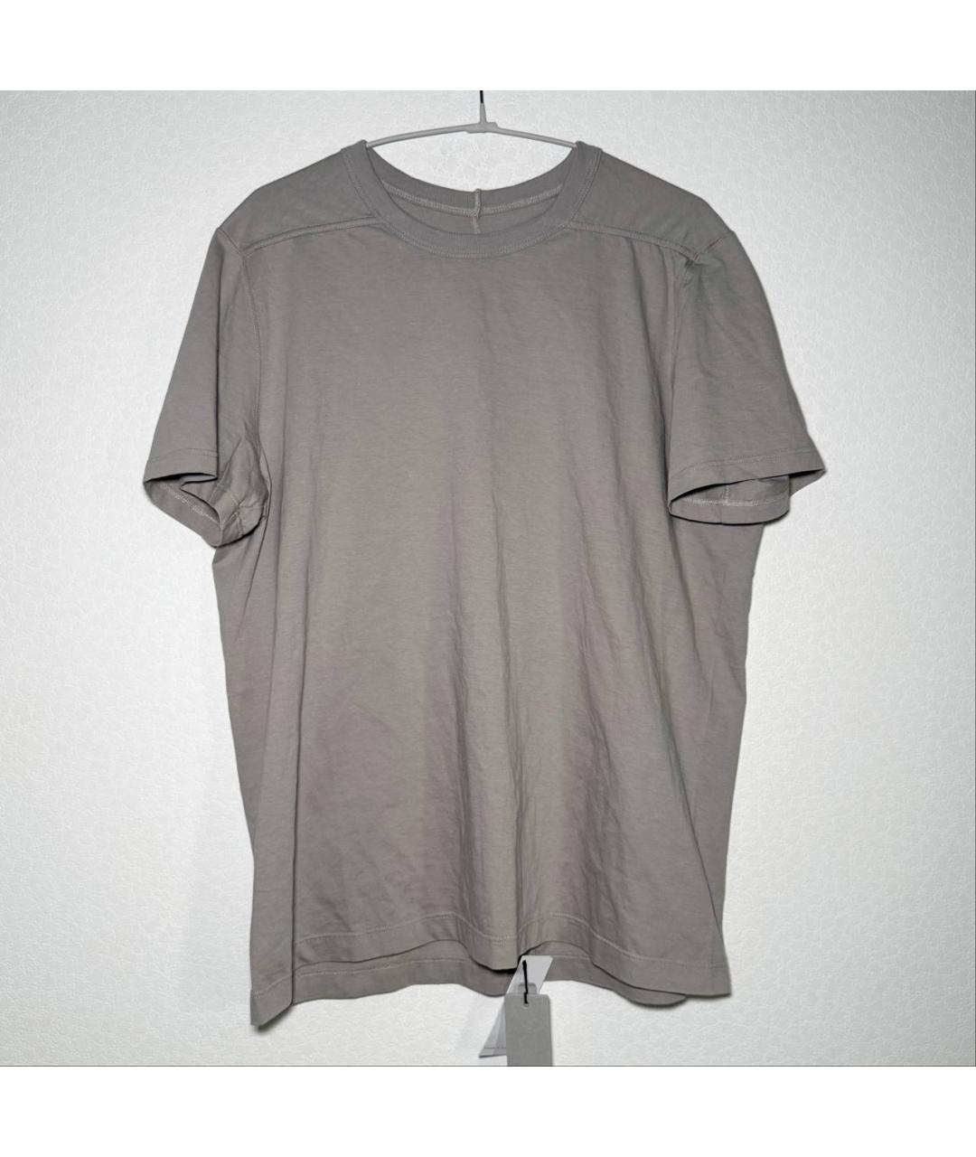 RICK OWENS Серая футболка, фото 8