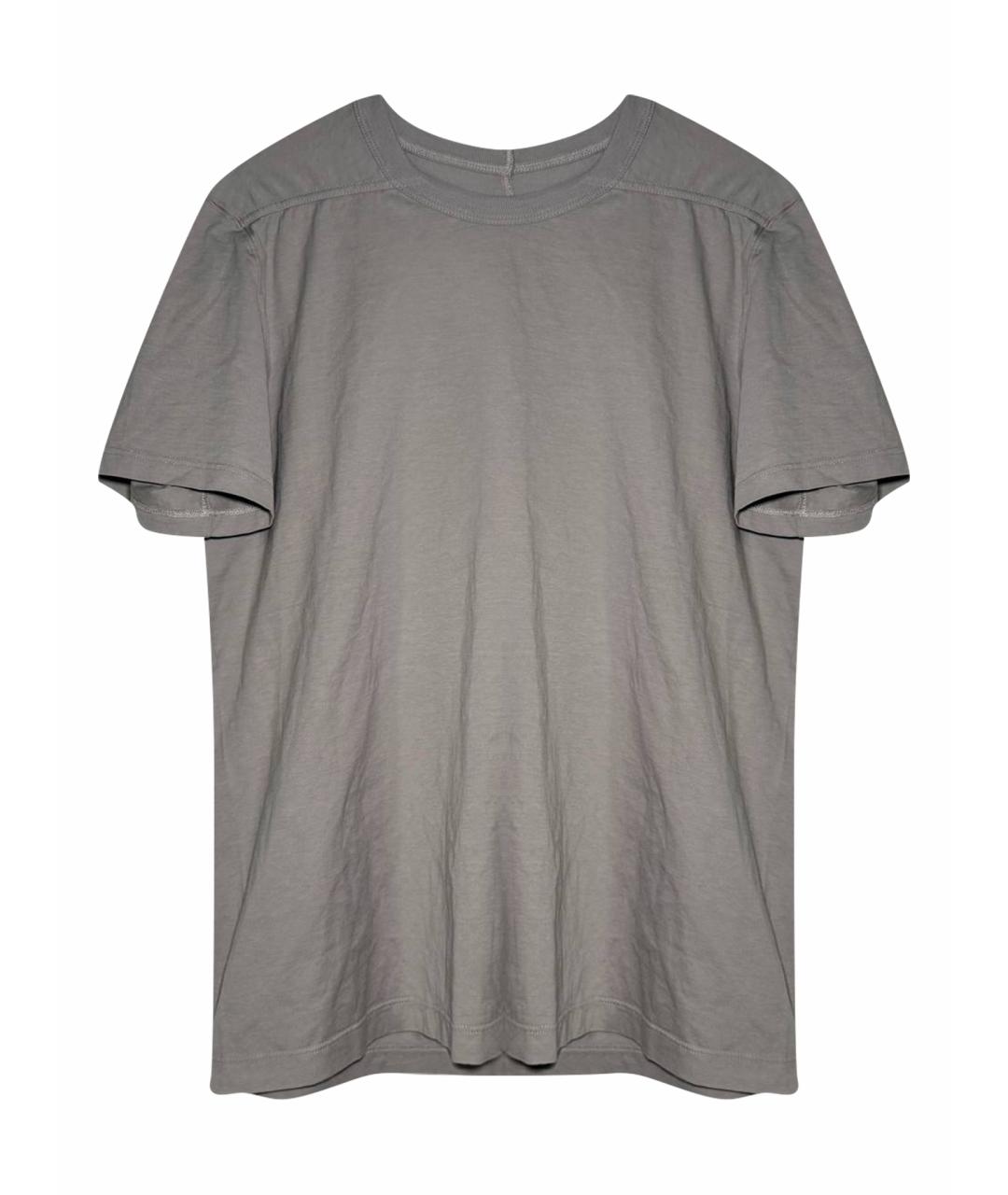 RICK OWENS Серая футболка, фото 1