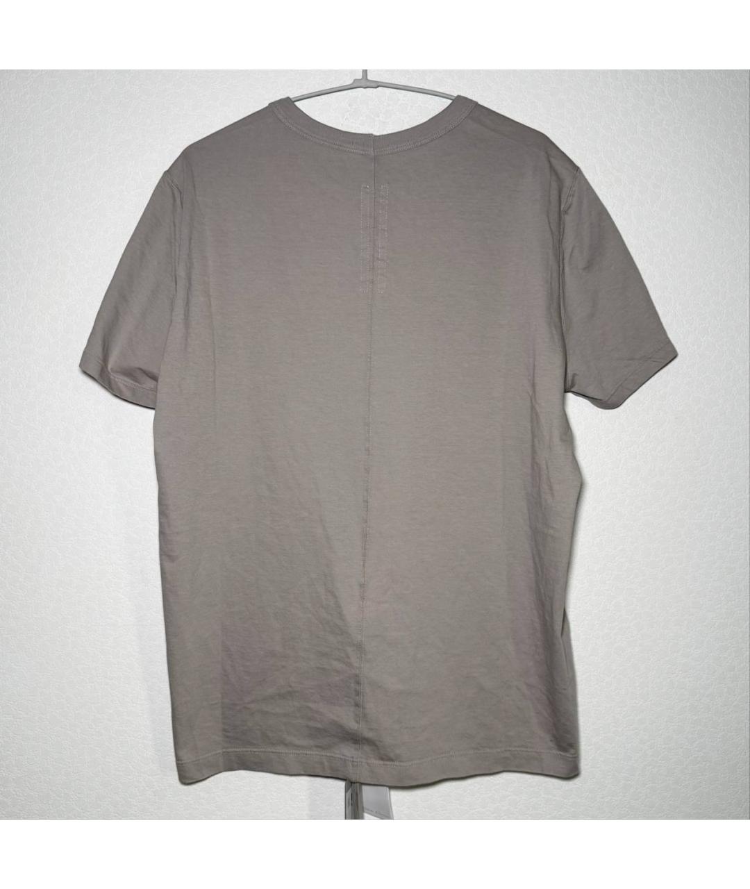 RICK OWENS Серая футболка, фото 3