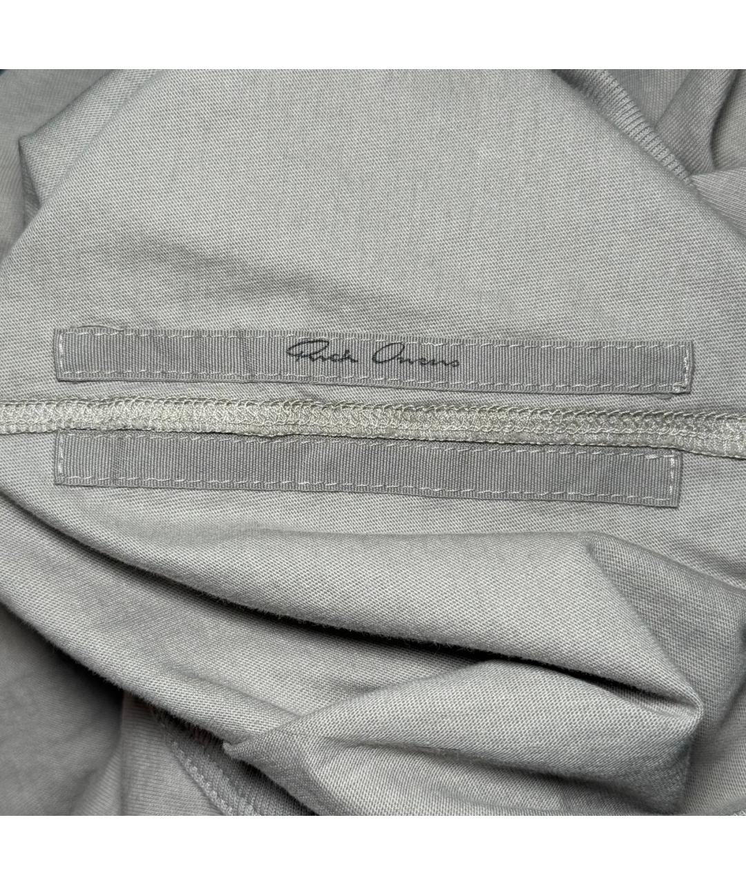 RICK OWENS Серая футболка, фото 6