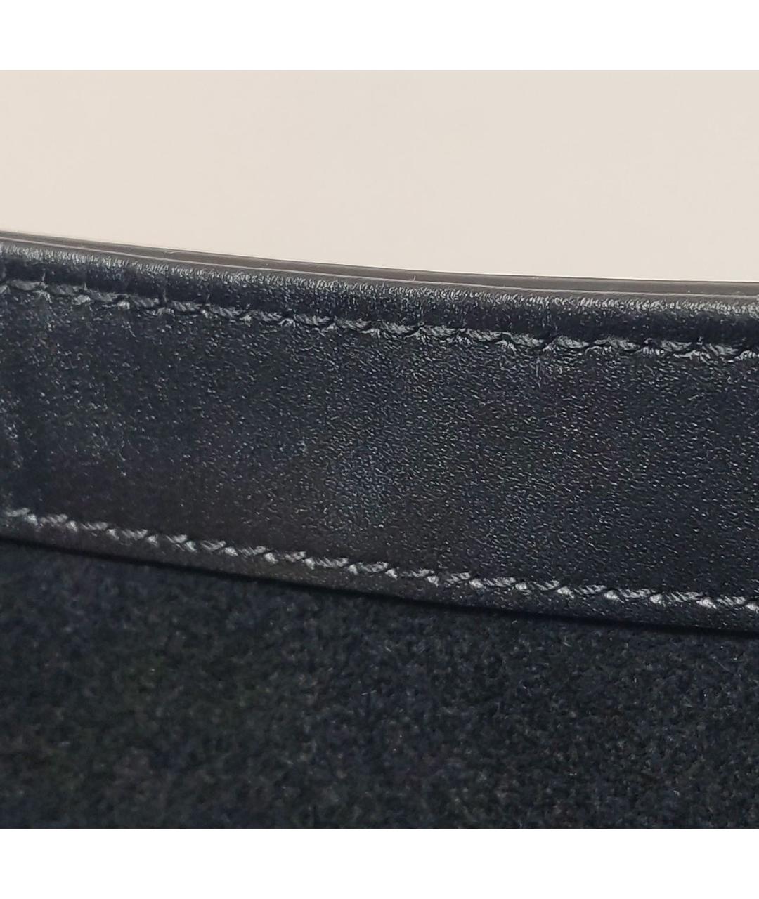 SAINT LAURENT Черная кожаная сумка через плечо, фото 8