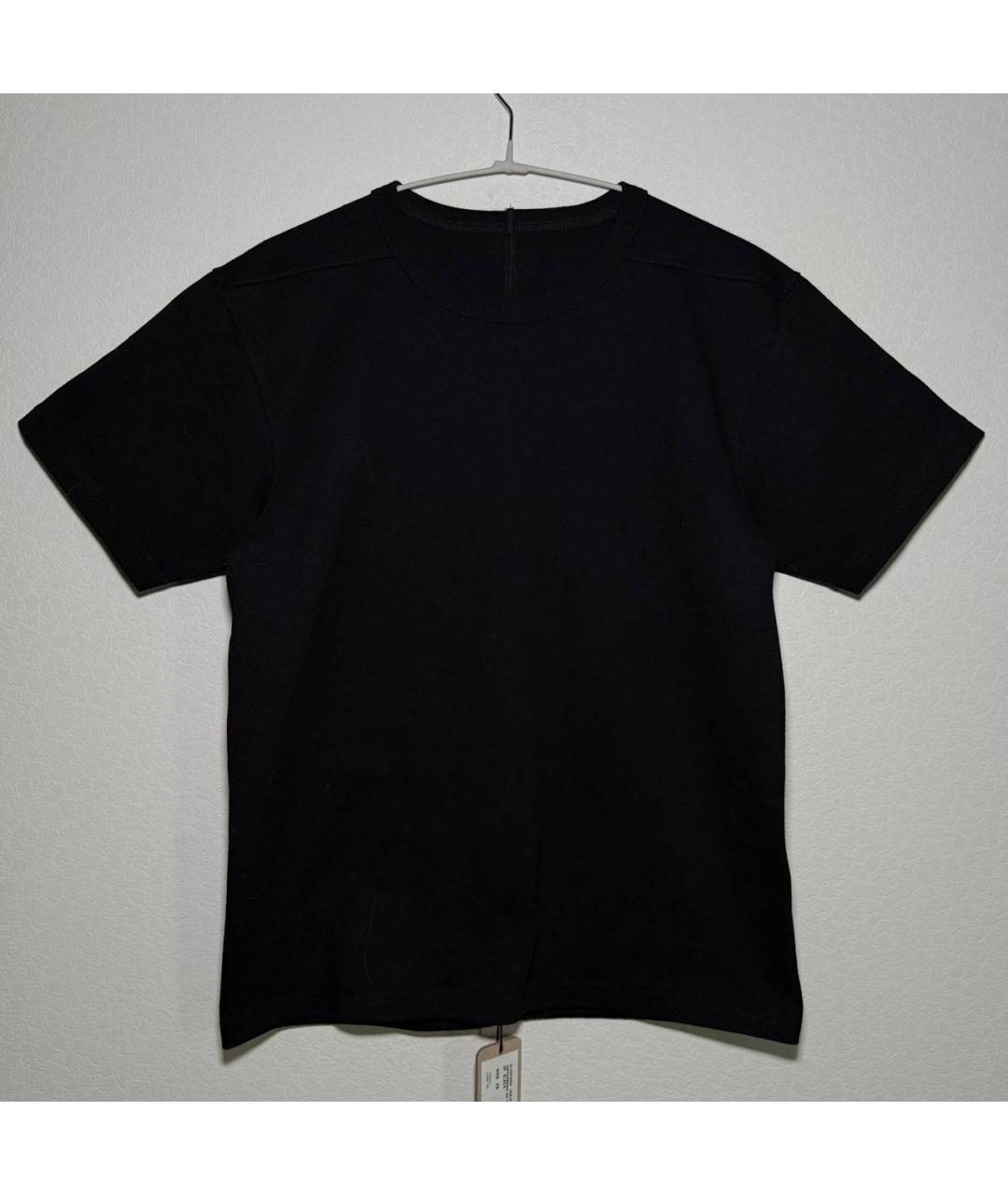 RICK OWENS DRKSHDW Черная хлопковая футболка, фото 9
