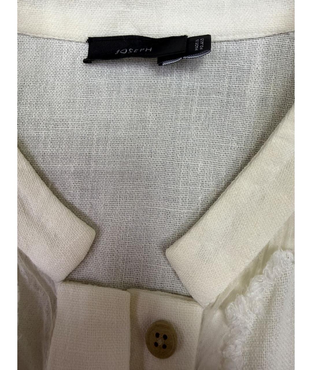 JOSEPH Бежевая льняная рубашка, фото 3