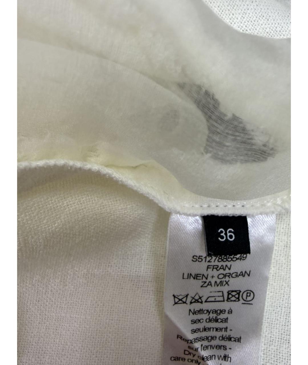 JOSEPH Бежевая льняная рубашка, фото 5