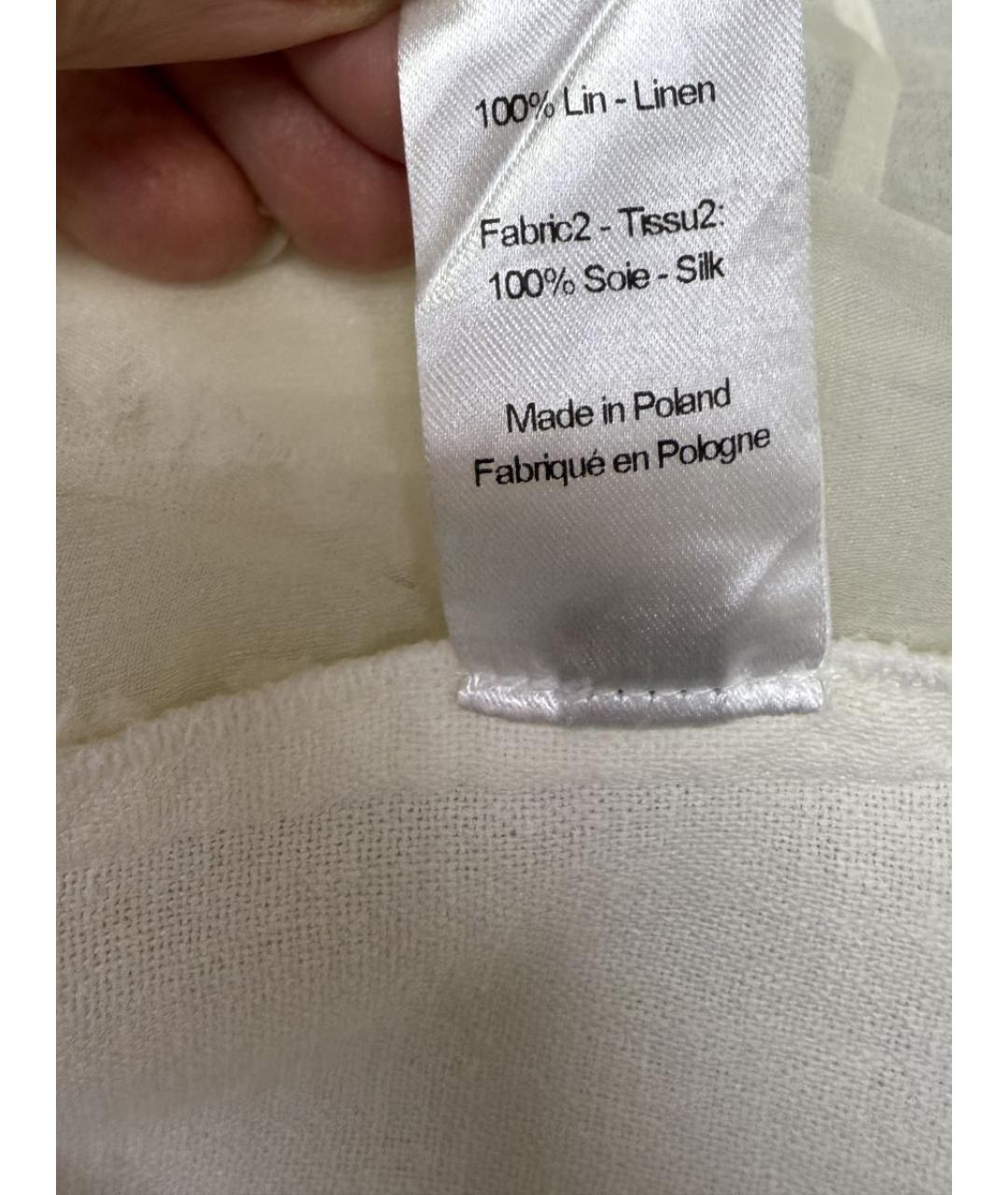 JOSEPH Бежевая льняная рубашка, фото 6