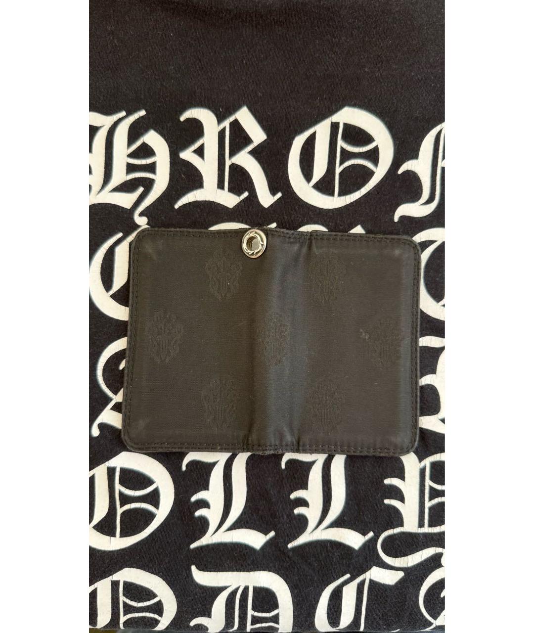 CHROME HEARTS Черный кошелек, фото 2