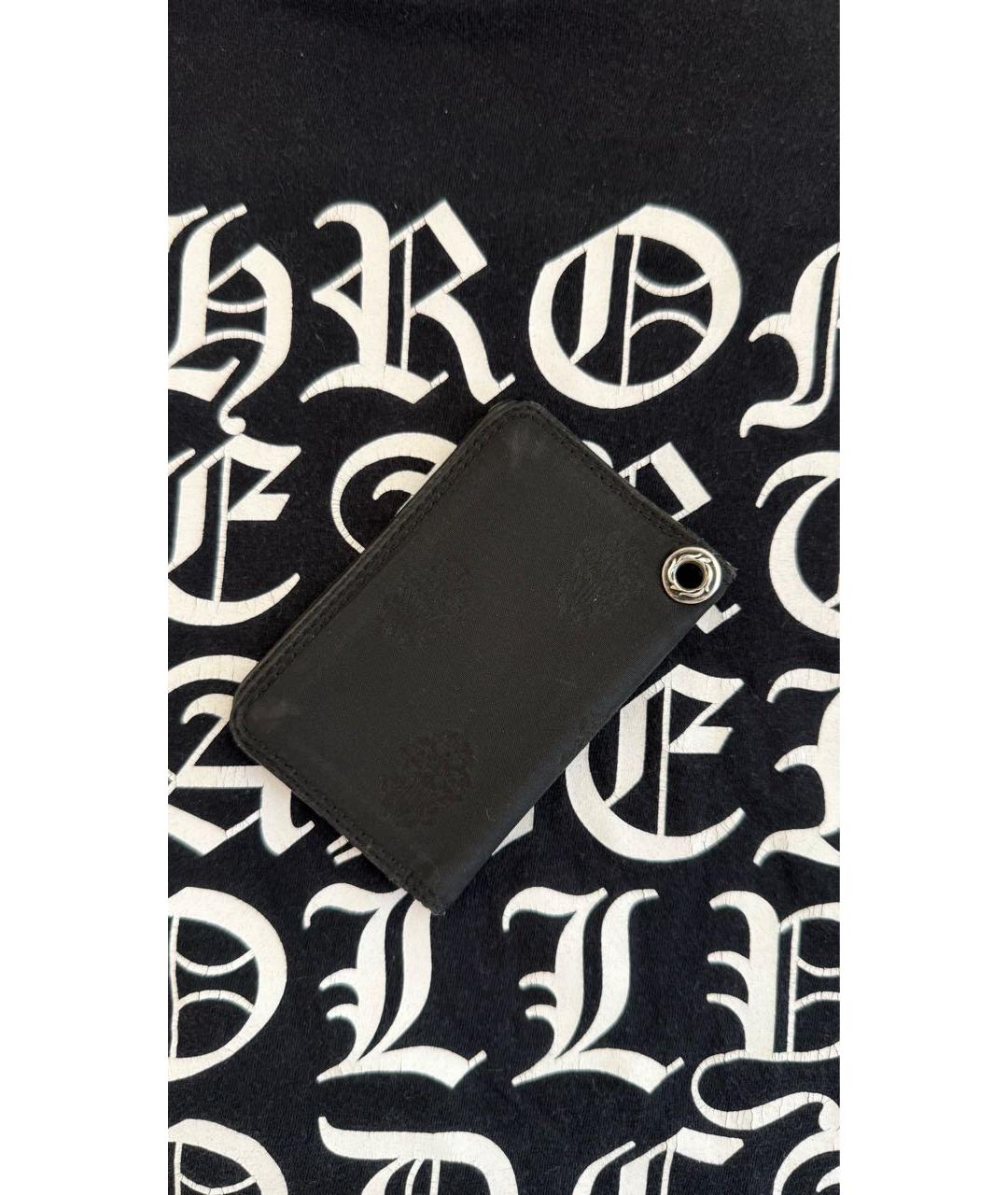 CHROME HEARTS Черный кошелек, фото 4
