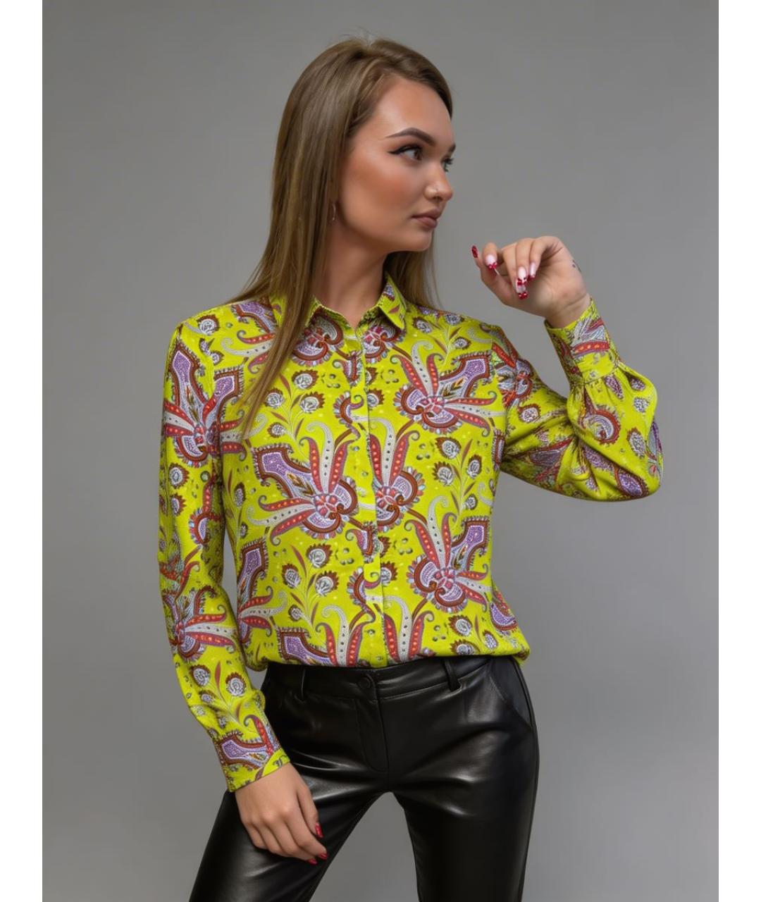 ETRO Зеленая рубашка, фото 5