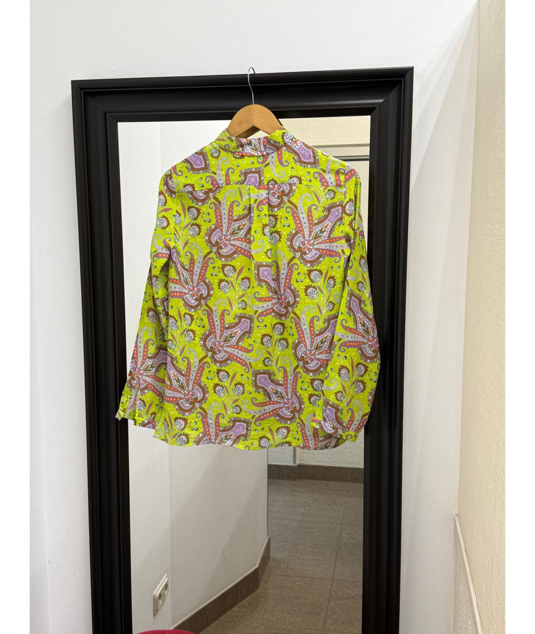 ETRO Зеленая рубашка, фото 2