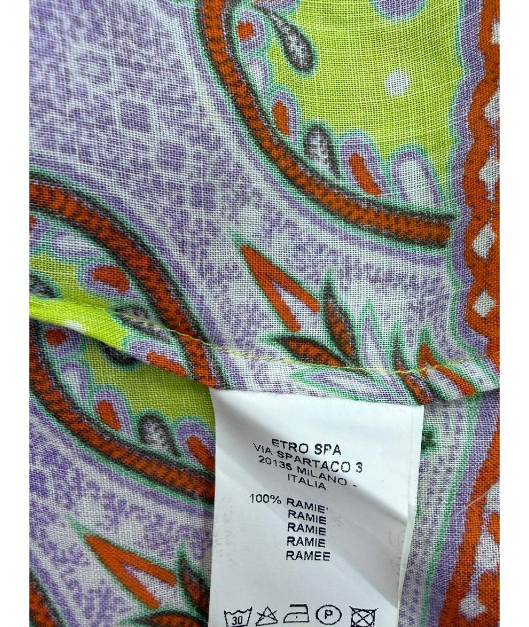 ETRO Зеленая рубашка, фото 4