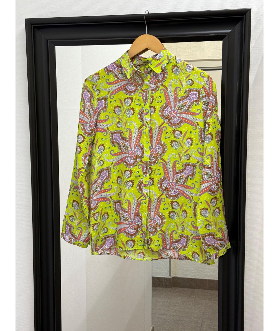 ETRO Зеленая рубашка, фото 6