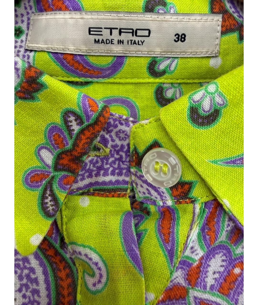 ETRO Зеленая рубашка, фото 3