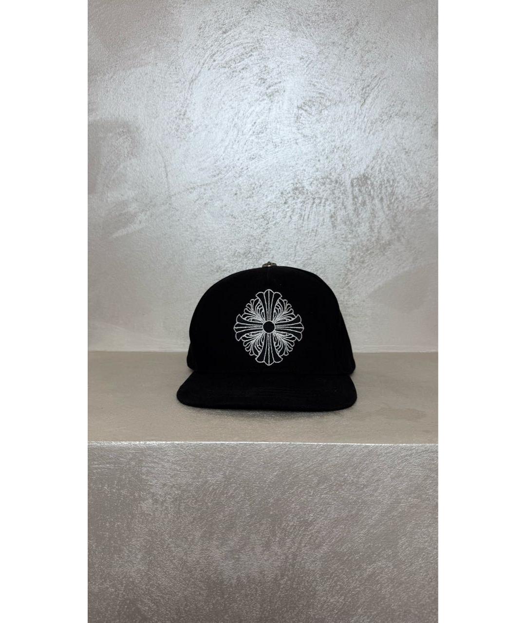 CHROME HEARTS Черная хлопковая кепка/бейсболка, фото 6