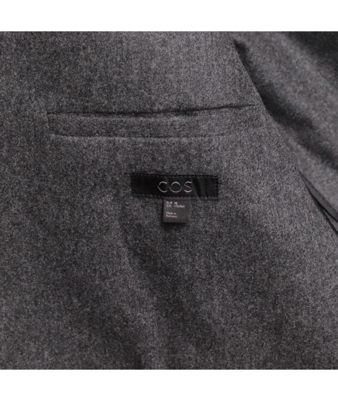 COS Серый шерстяной пиджак, фото 3