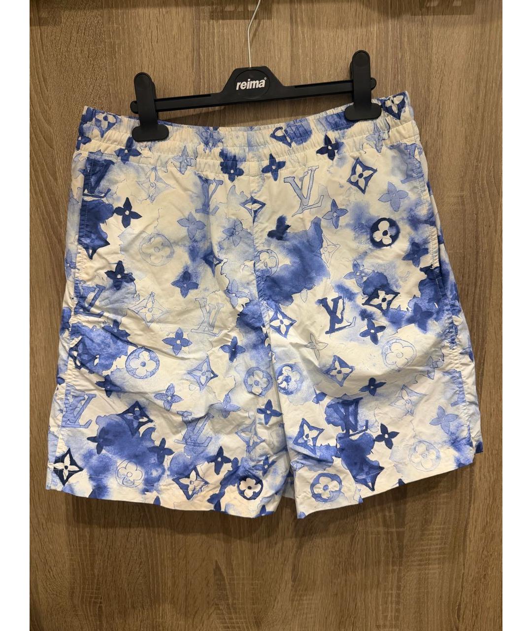 LOUIS VUITTON Голубые полиамидовые плавки, фото 5