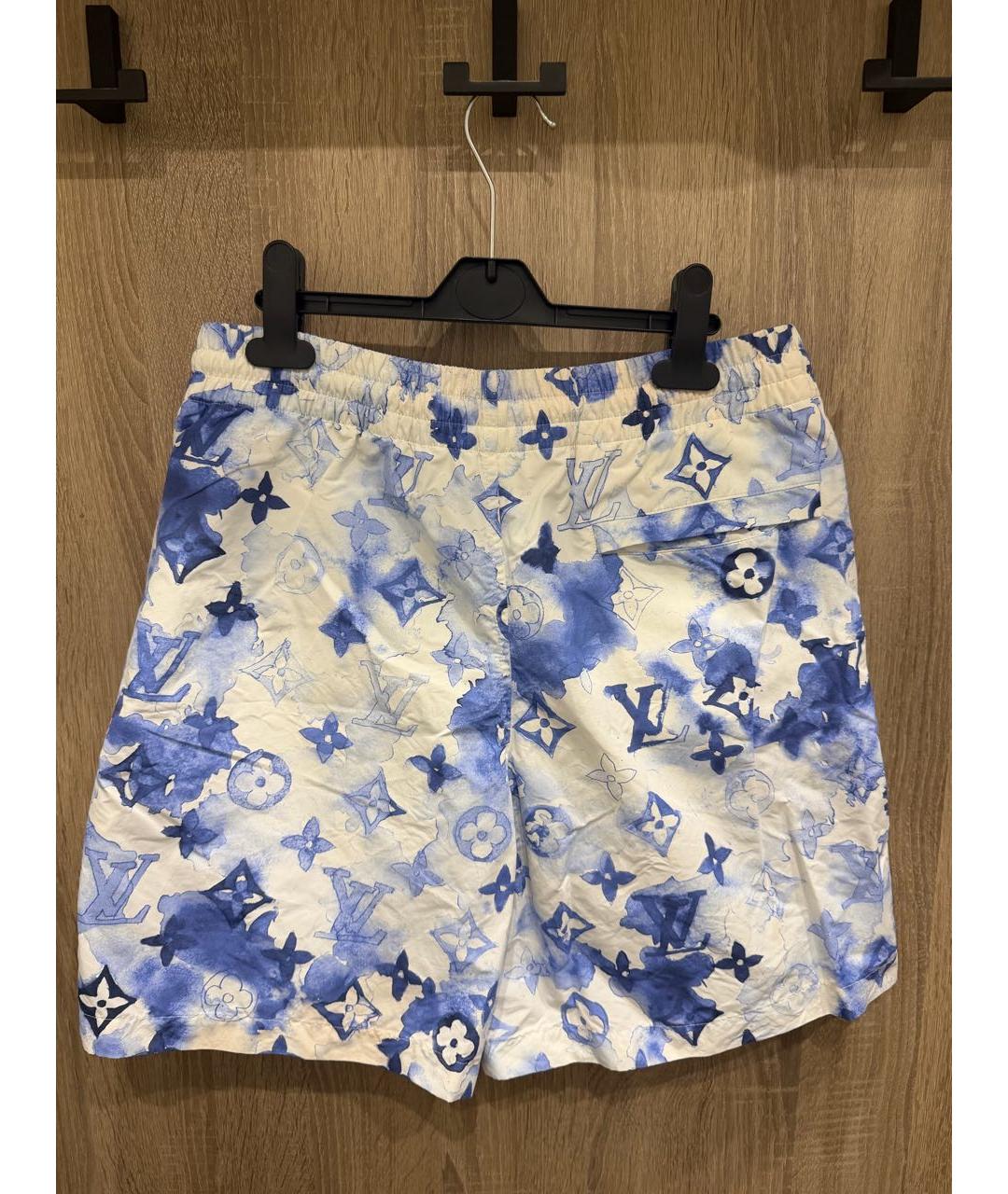 LOUIS VUITTON Голубые полиамидовые плавки, фото 2