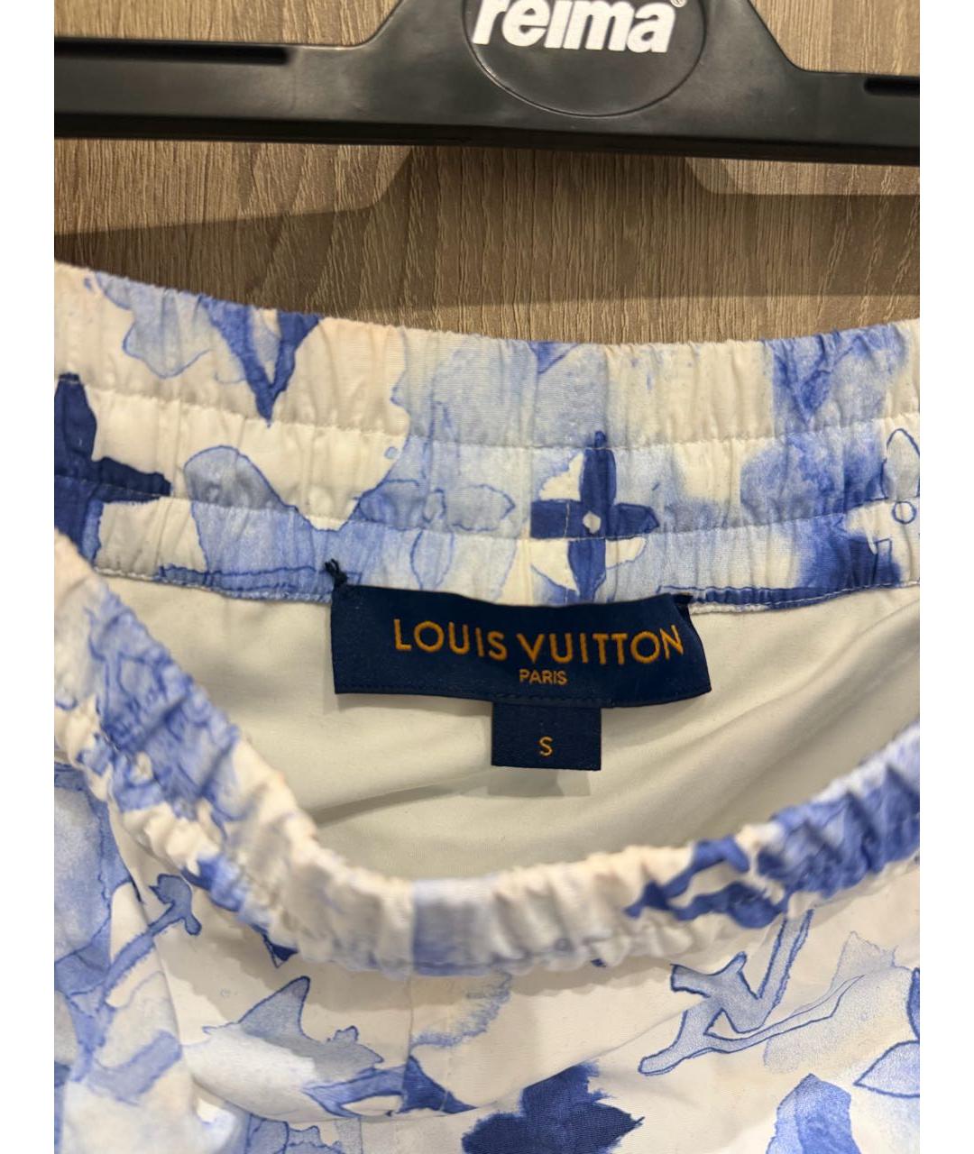 LOUIS VUITTON Голубые полиамидовые плавки, фото 3